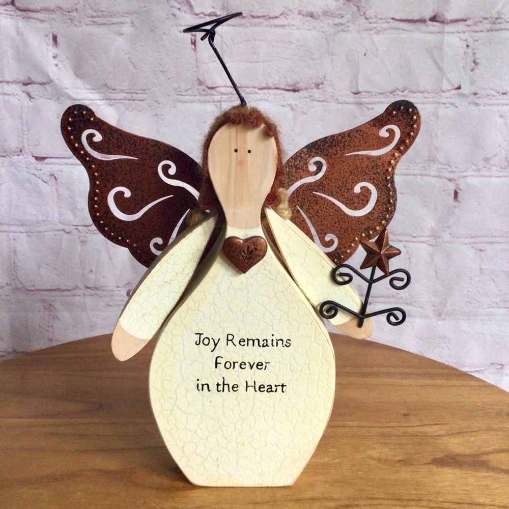Russ Joy Remains Forever in the Heart Decorative Angel